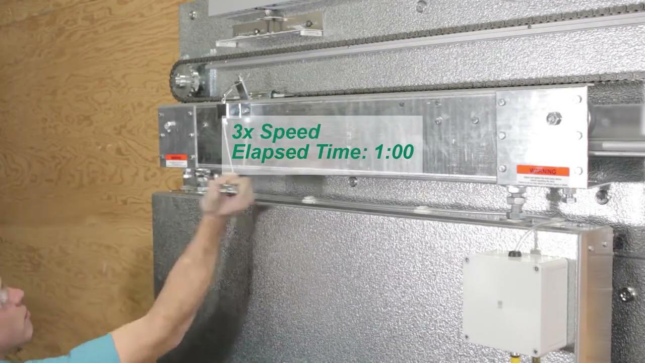 How To Adjust The Height of a Walk in Cooler Sliding Door
