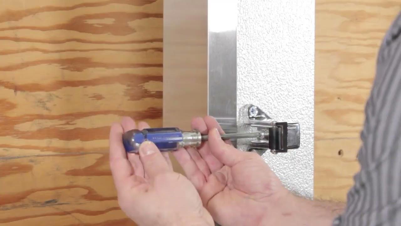  How to Adjust a Swing Door Latch on a Walk in Cooler