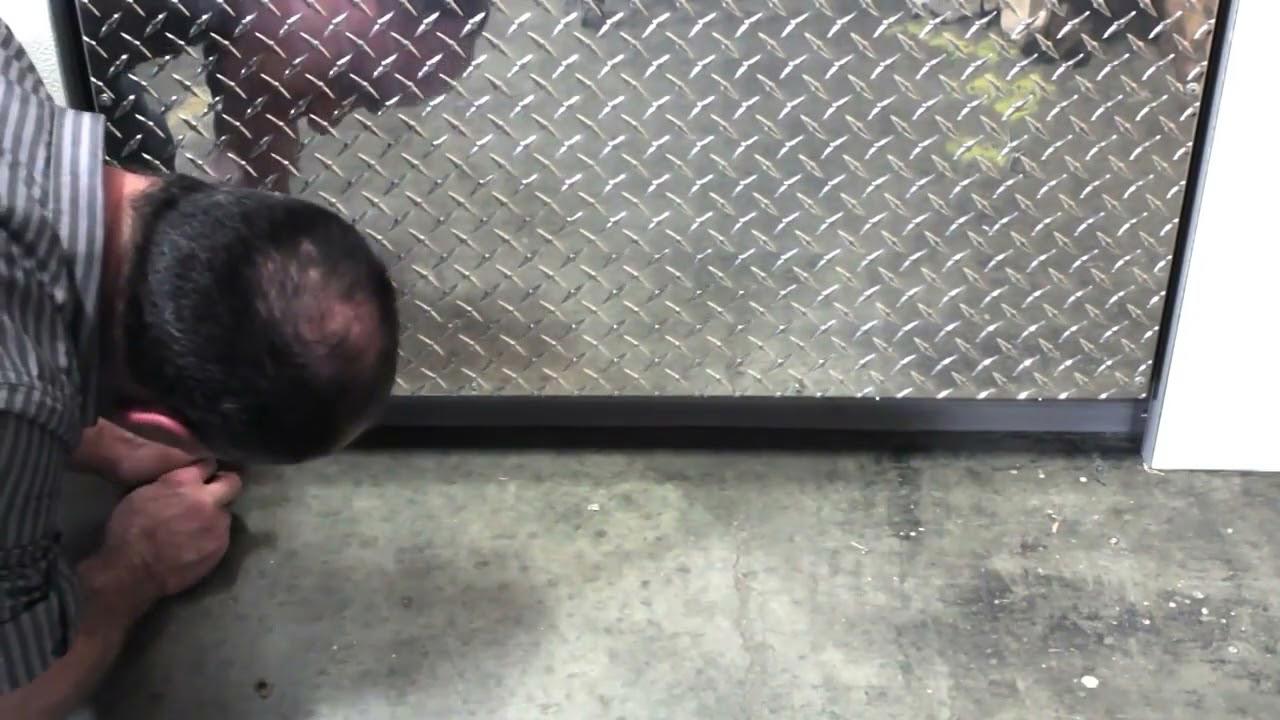  How to Adjust a Swing Door Sweep on a Walk in Cooler